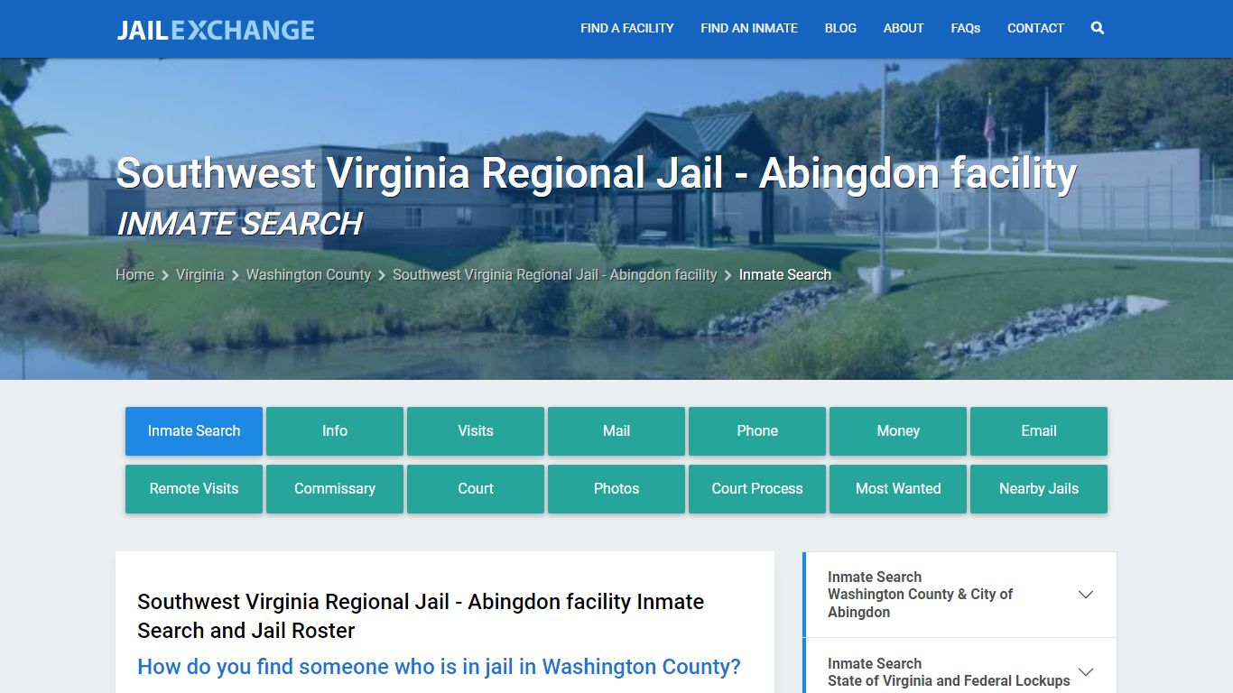 Inmate Search: Roster & Mugshots - Southwest Virginia Regional Jail ...